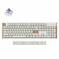 Геймърска безжична Механична клавиатура Keychron K10 HE Magnetic Switch - White Special Edition