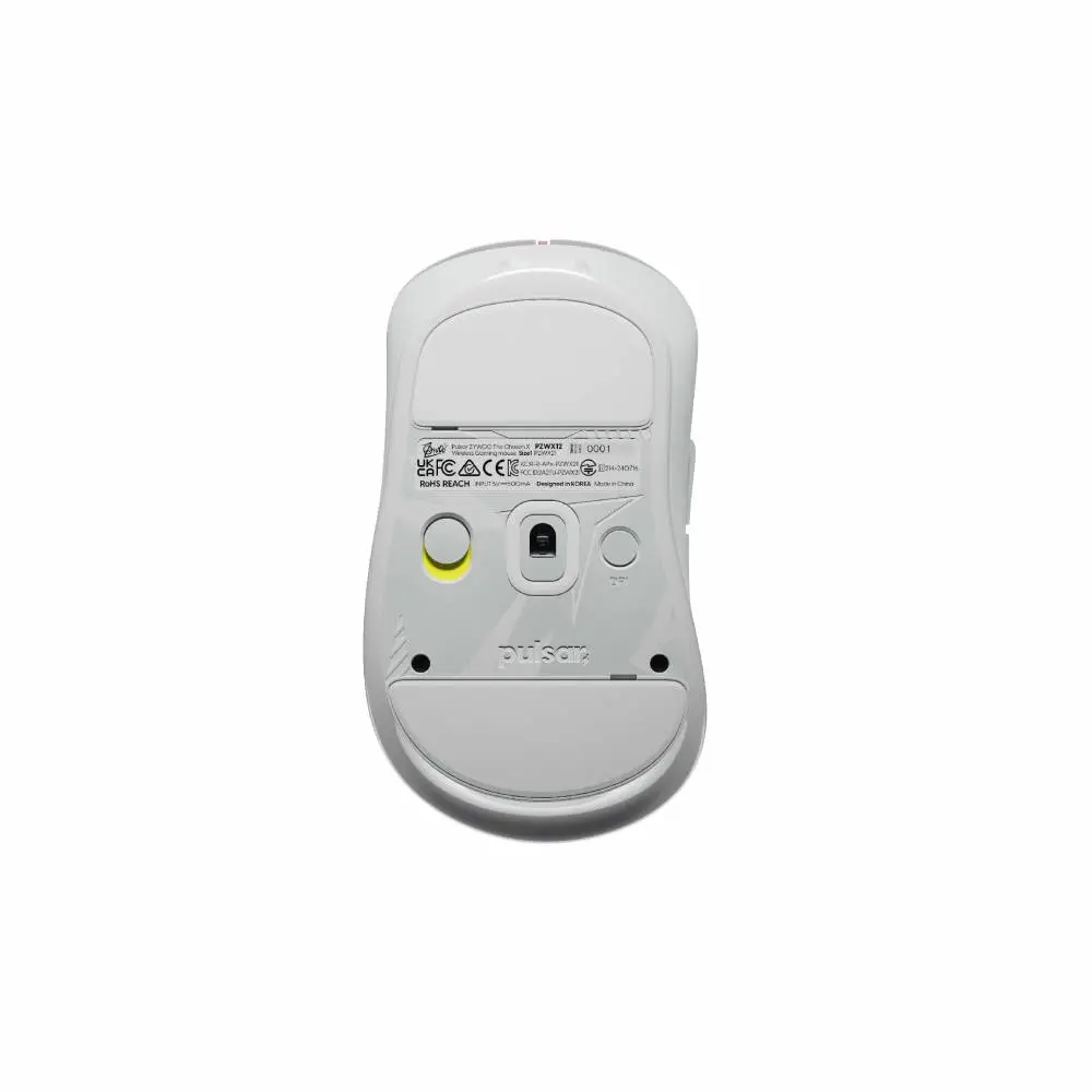 Pulsar професионална геймърска мишка Wireless Gaming Mouse ZywOo The Chosen Mouse Size1 White 8K