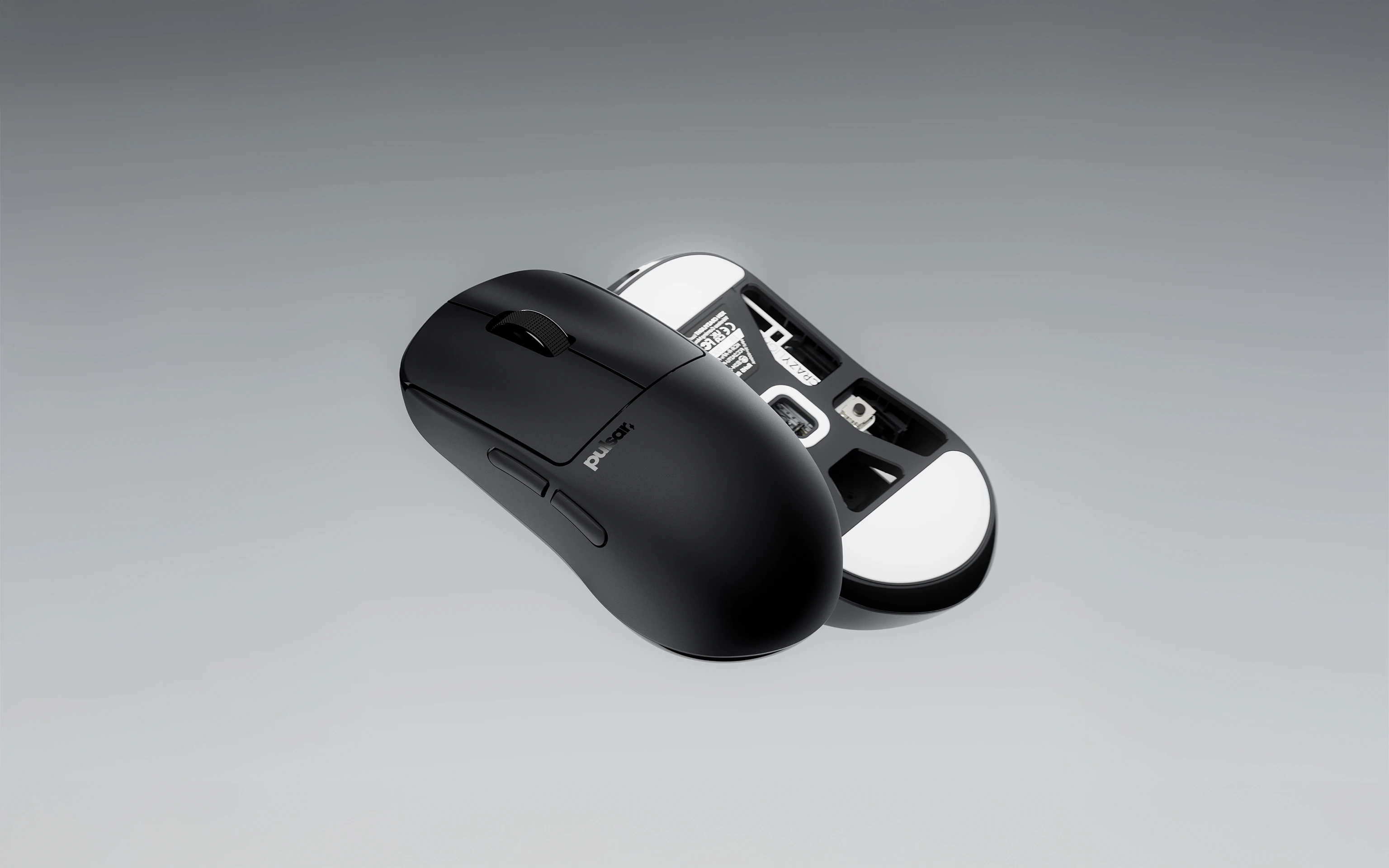 Pulsar професионална геймърска мишка Wireless Gaming Mouse X2H Crazylight Jet Black