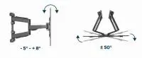 Gembird стенна стойка за телевизор TV Mount - WM-75ST-02 - 32"-75", 45.5 kg