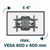 Gembird стенна стойка за телевизор TV Mount - WM-75ST-01 - 32"-75", 45.5 kg