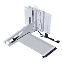 Брекет и кабел Lian Li 4 Slots Vertical GPU Kit v3, PCIe 5.0 за вертикален монтаж на видео карта - Бял