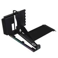Брекет и кабел Lian Li 4 Slots Vertical GPU Kit v3, PCIe 5.0 за вертикален монтаж на видео карта - Черен