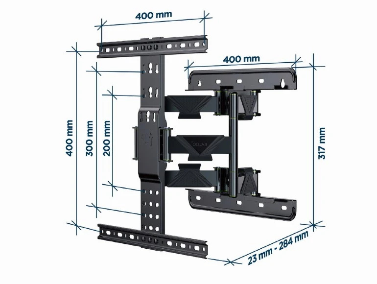 Gembird стенна стойка за телевизор TV Mount - WM-65ST-01 - 32"-65", 36.4 kg