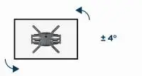 Gembird стенна стойка за телевизор TV Mount - WM-60ST-01 - 32"-60", 36.4 kg