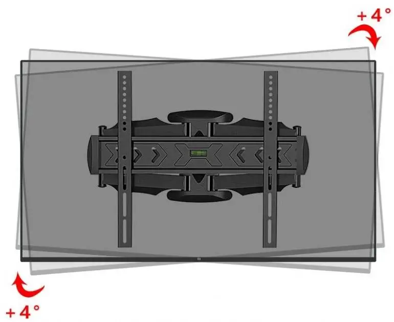 Gembird стенна стойка за телевизор TV Mount - WM-58ST-01 - 32"-58", 36.4 kg