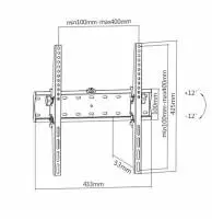 Gembird стенна стойка за телевизор TV Mount - WM-55T-02 - 32"-55", 40 kg