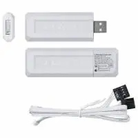 Вентилатори 3бр Lian Li UNI FAN SL-INF Wireless ARGB PWM - 120 mm Бели + Контролер