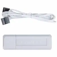 Вентилатори 3бр Lian Li UNI FAN CL Wireless ARGB PWM Reverse - 120 mm Бели + Контролер
