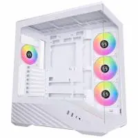 Кутия Lian Li Vector V100 ARGB Mid-Tower, Tempered Glass - White