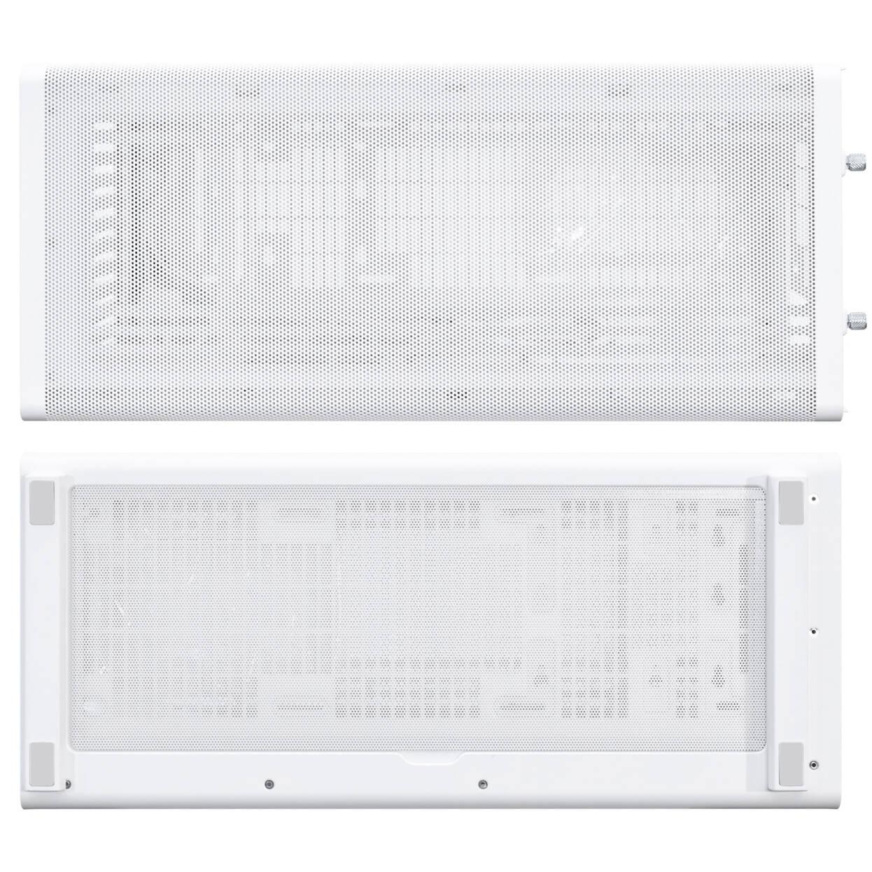 Кутия Lian Li DAN A3-mATX Wood Edition White, Tempered Glass, Micro Tower