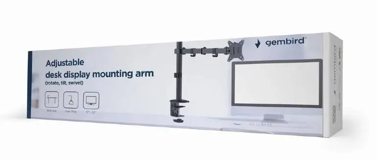 Gembird Стойка за монитор Monitor Mount - MA-D1-01 - 1 Monitor