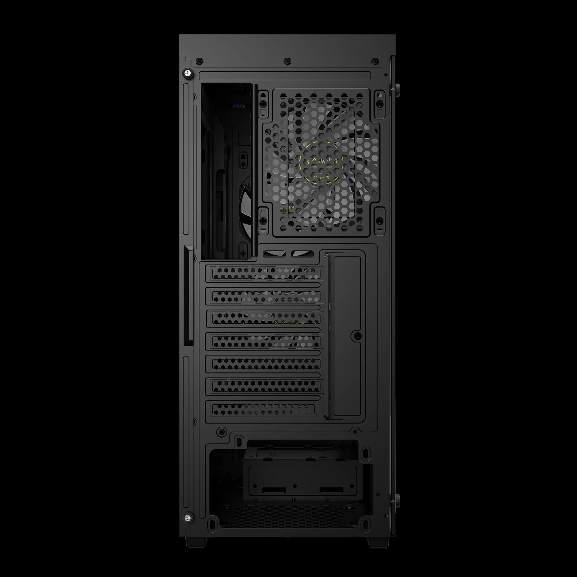 Gamdias кутия Case ATX - AURA GC6 ELITE ARGB BK - Addressable RGB, Mesh