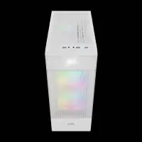 Gamdias кутия Case ATX - AURA GC5 ELITE ARGB WH - Addressable RGB, Mesh, Digital Display