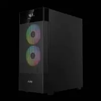 Gamdias кутия Case ATX - AURA GC5 ELITE ARGB BK - Addressable RGB, Mesh, Digital Display