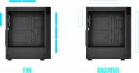 Gamdias кутия Case ATX - AURA GC5 ELITE ARGB BK - Addressable RGB, Mesh, Digital Display