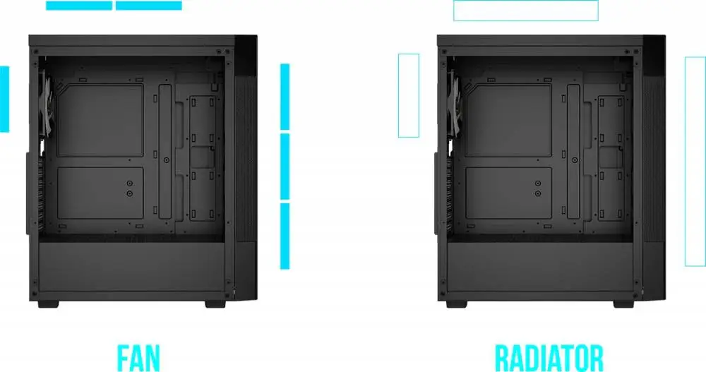 Gamdias кутия Case ATX - AURA GC5 ELITE ARGB BK - Addressable RGB, Mesh, Digital Display