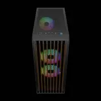 Gamdias кутия Case ATX - AURA GC4 ELITE - Addressable RGB, Wood