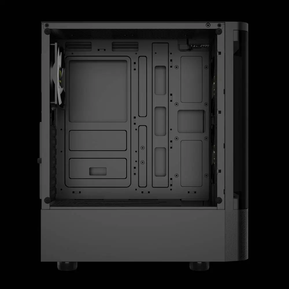 Кутия Gamdias TALOS E3 CG Case ATX, 3 x 120 mm A-RGB, Curved Glass