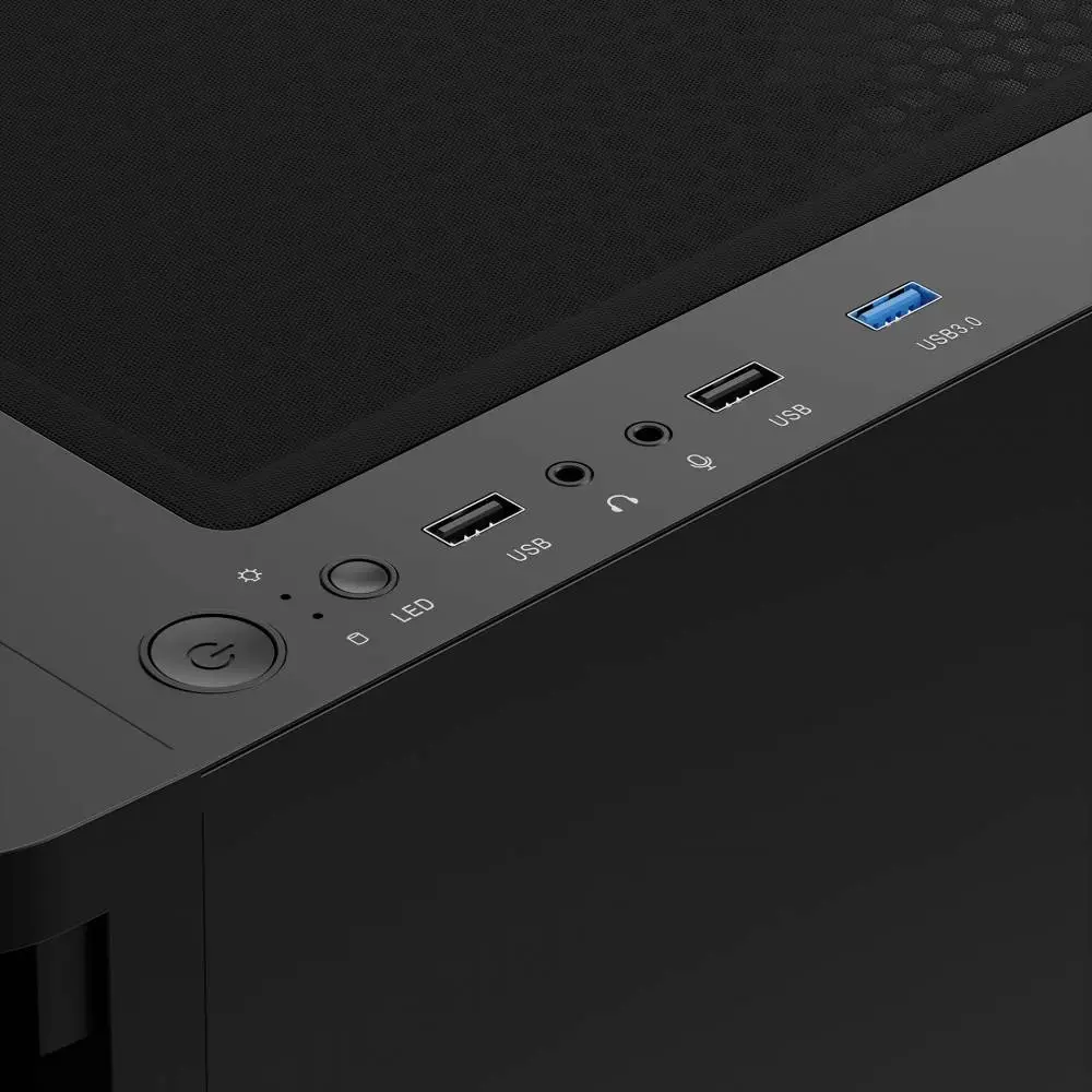 Кутия Gamdias TALOS E3 CG Case ATX, 3 x 120 mm A-RGB, Curved Glass