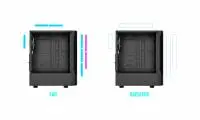 Кутия Gamdias TALOS E3 CG Case ATX, 3 x 120 mm A-RGB, Curved Glass