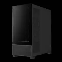 Кутия Gamdias AURA GC12 ARGB BK Case mATX, 6 x 120 mm A-RGB, USB-C, Tempered Glass