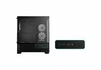 Кутия Gamdias AURA GC12 ARGB BK Case mATX, 6 x 120 mm A-RGB, USB-C, Tempered Glass