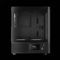Kутия Gamdias ATLAS E2 Case ATX, 3 x 120 mm A-RGB, Digital Display, Curved Glass