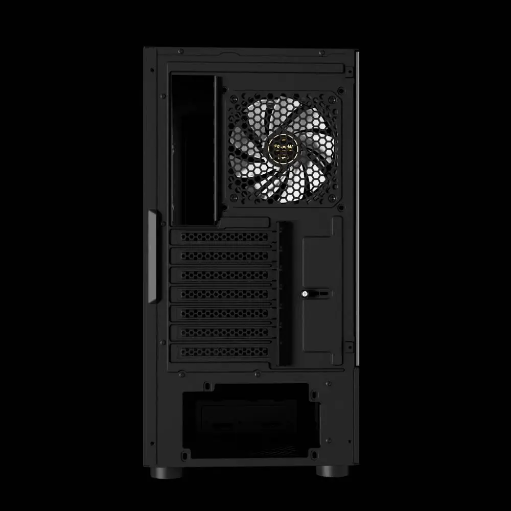 Kутия Gamdias ATLAS E2 Case ATX, 3 x 120 mm A-RGB, Digital Display, Curved Glass