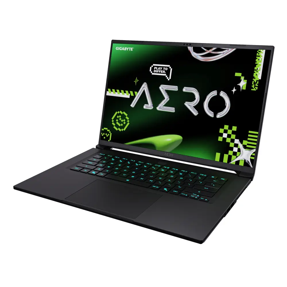 Лаптоп GIGABYTE AERO X16 1VH93EEC94DH - 16" inch IPS 165Hz, AMD Ryzen Al 7 350, 16GB DDR5, 1TB SSD Gen4, RTX 5060, Win 11 Home - Бял