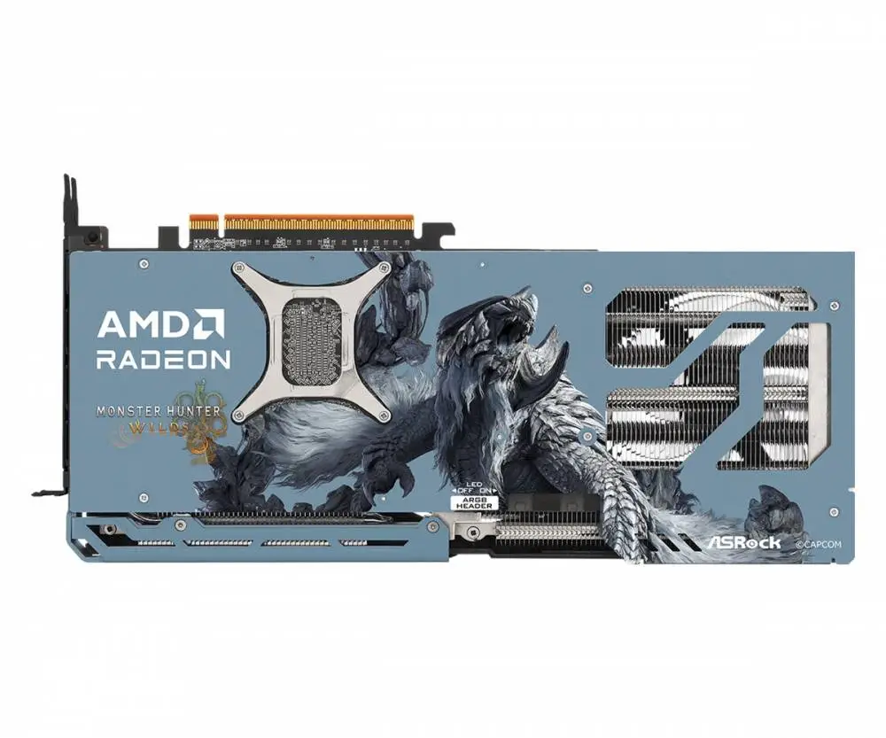 Видео карта Asrock AMD Radeon RX 9070 XT Monster Hunter Wilds Edition 16GB - RX9070XT MH 16G