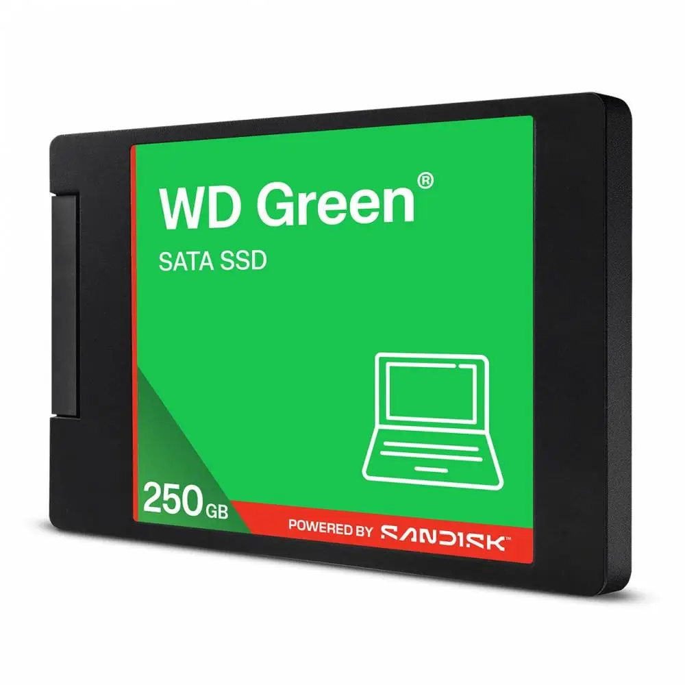 Диск SSD WD Green 250GB 2.5" SATA3 6Gb/s - WDS250G5G0A-00CPT0
