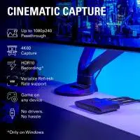 Външен кепчър ELGATO 4K S HDR10, VRR, USB-C