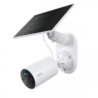 TP LINK C410-kit включва:  IP Camera tapo C410 + tapo A201 соларен панел