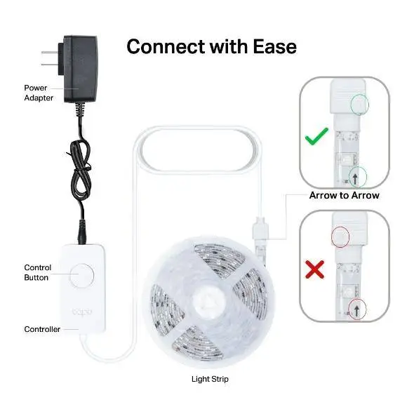 TP LINK TAPO-L920-5 LED лента , WiFi, 5м., 13.5W, RGB