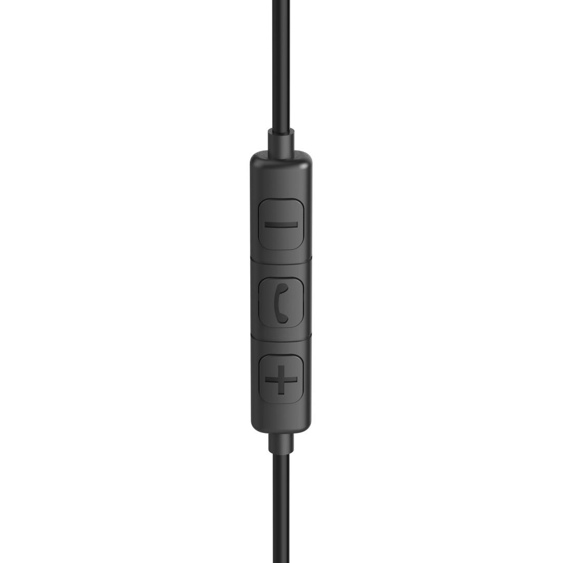 HAMA Auriculares con micrófono "Fun II", On-Ear, con conector de 3.5 mm, Negros