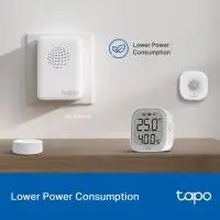 TP LINK интелигентен хъб със звънец H100, аларма, координира се с интелиг. сензори Tapo, свързва до 64 интелиг. у-ва, звънец, Wi-Fi