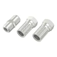 HAMA Комплект адаптери за сателитен приемник, 2 x F-Plugs and F-Sockets