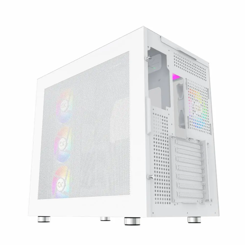 Кутия Xigmatek AQUA ULTRA AIR Arctic, 7 x ARGB Fans, EATX Case