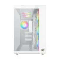 Кутия Xigmatek AQUA ULTRA AIR Arctic, 7 x ARGB Fans, EATX Case 