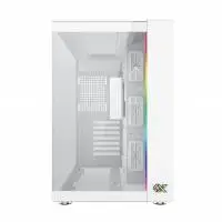 Кутия Xigmatek AQUA ULTRA AIR Arctic, 7 x ARGB Fans, EATX Case 