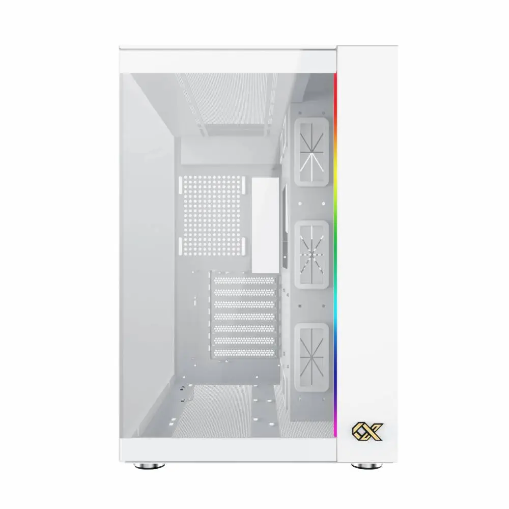 Кутия Xigmatek AQUA ULTRA AIR Arctic, 7 x ARGB Fans, EATX Case