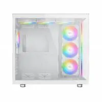 Кутия Xigmatek AQUA ULTRA AIR Arctic, 7 x ARGB Fans, EATX Case 