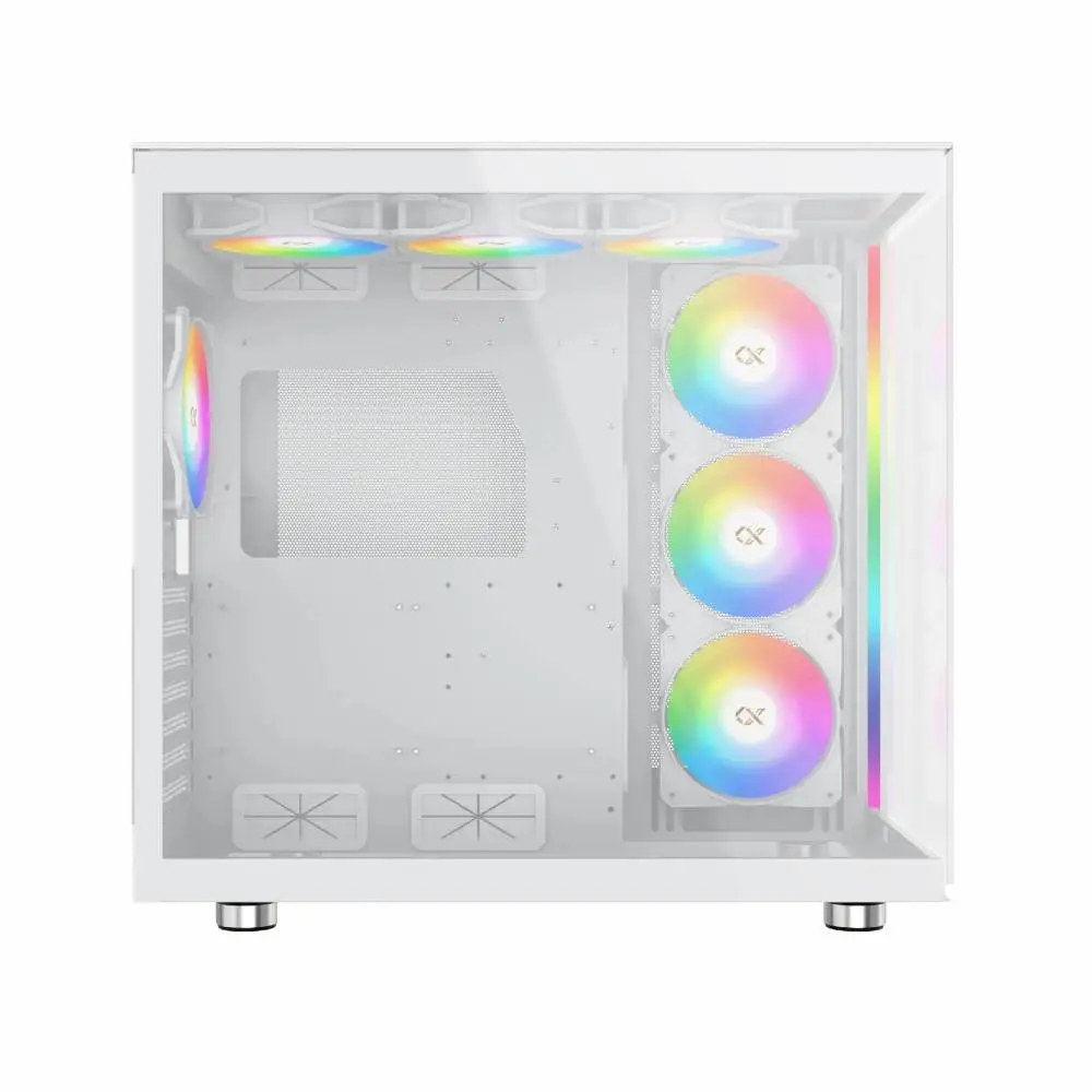 Кутия Xigmatek AQUA ULTRA AIR Arctic, 7 x ARGB Fans, EATX Case