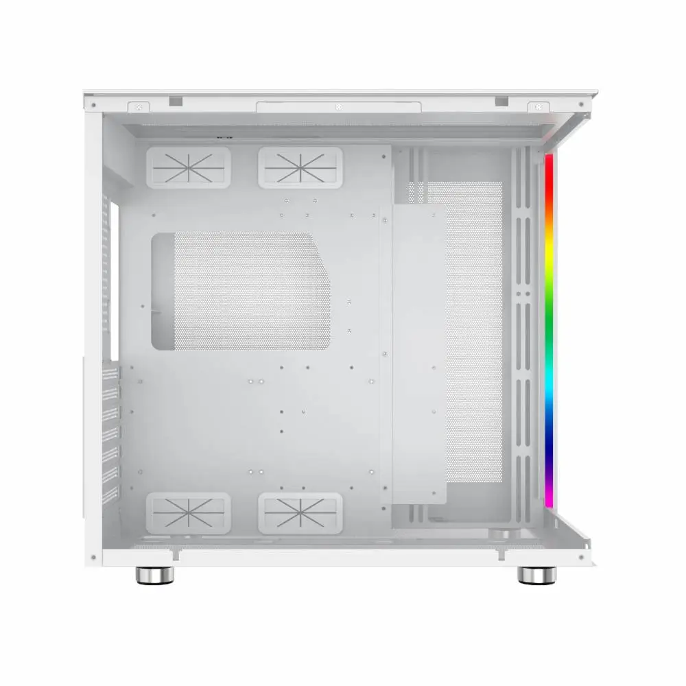 Кутия Xigmatek AQUA ULTRA AIR Arctic, 7 x ARGB Fans, EATX Case 