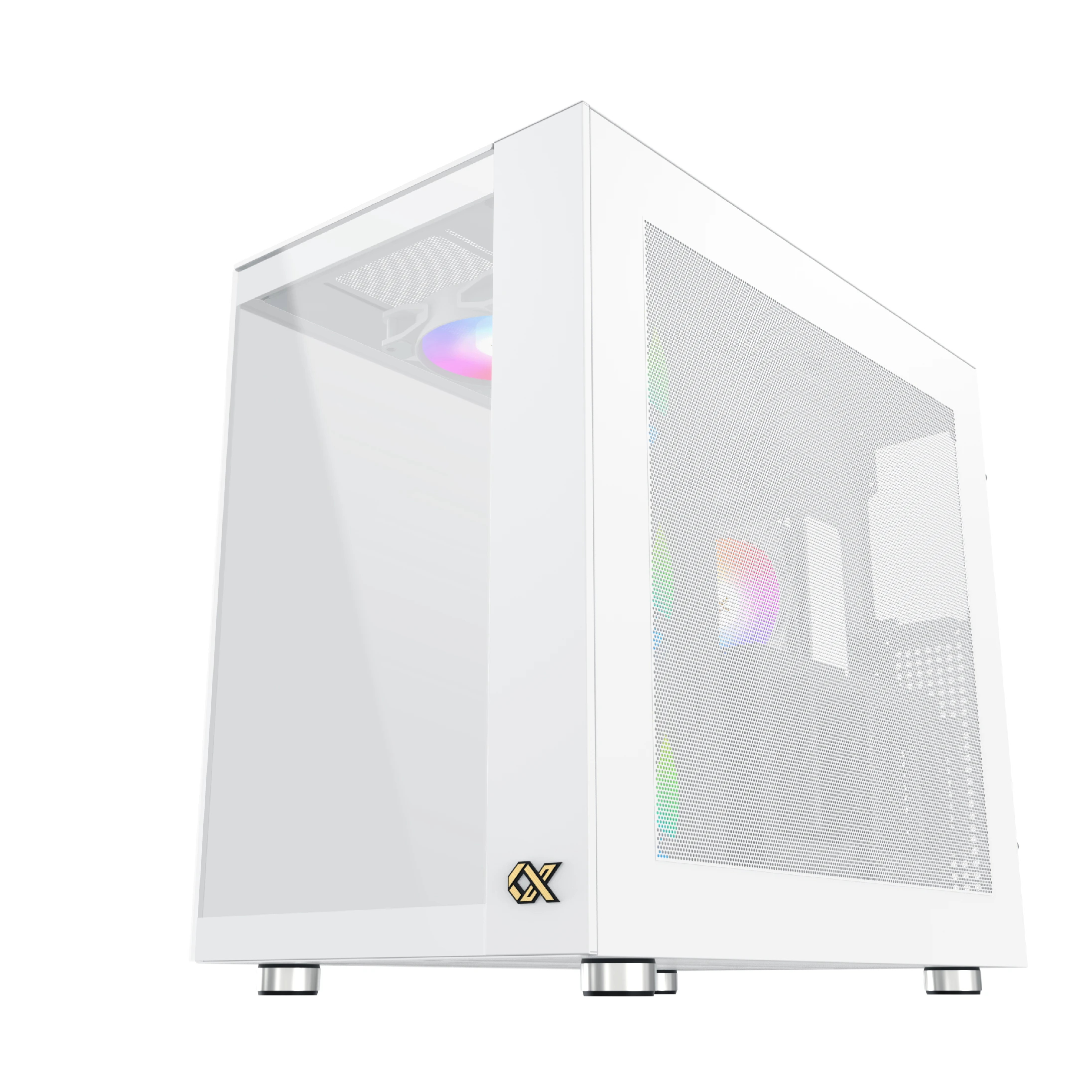 Кутия Xigmatek AQUA ULTRA AIR Arctic, 7 x ARGB Fans, EATX Case 