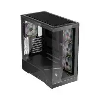 Кутия 1stPlayer GM7 Black, 4 x 120 mm A-RGB fans included, USB-C, ATX Case
