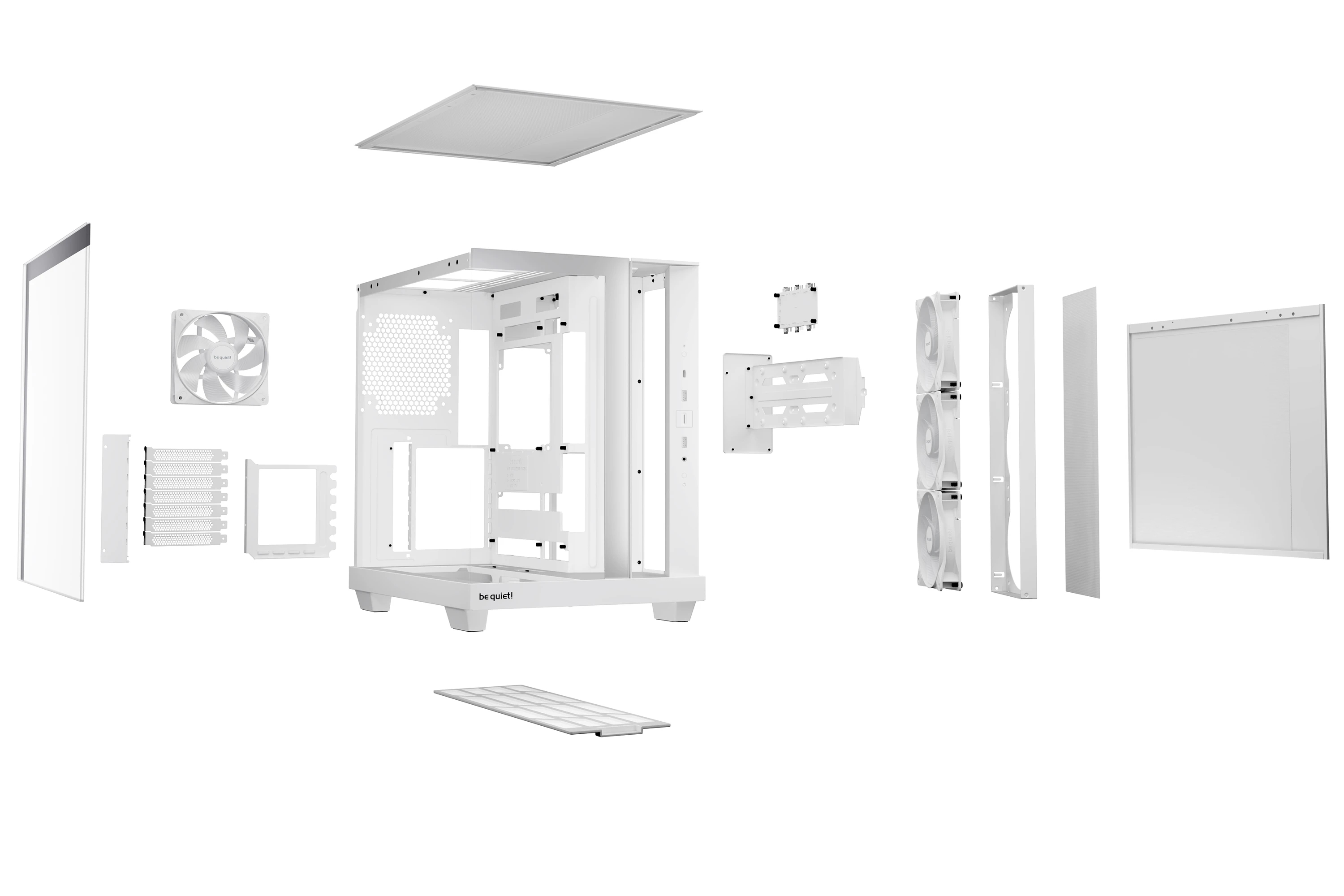 Кутия be quiet! LIGHT BASE 500 LX White Case ATX - BGW86