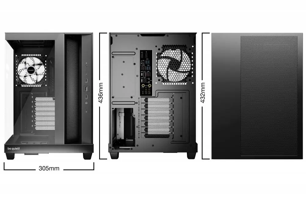 Кутия be quiet! LIGHT BASE 500 LX Black Case ATX - BGW85