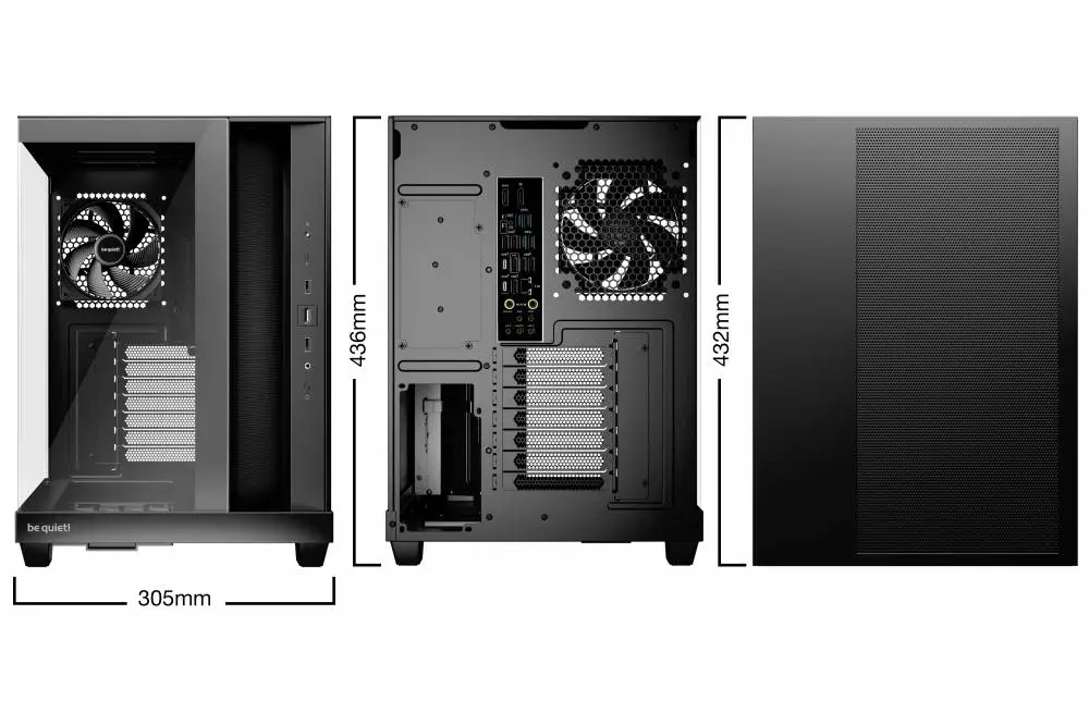 Кутия be quiet! LIGHT BASE 500 Black Case ATX